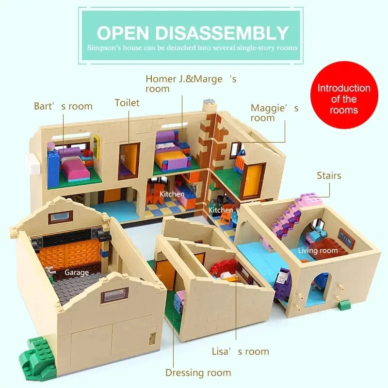 The Simpsons House Building Blocks! 🏡
