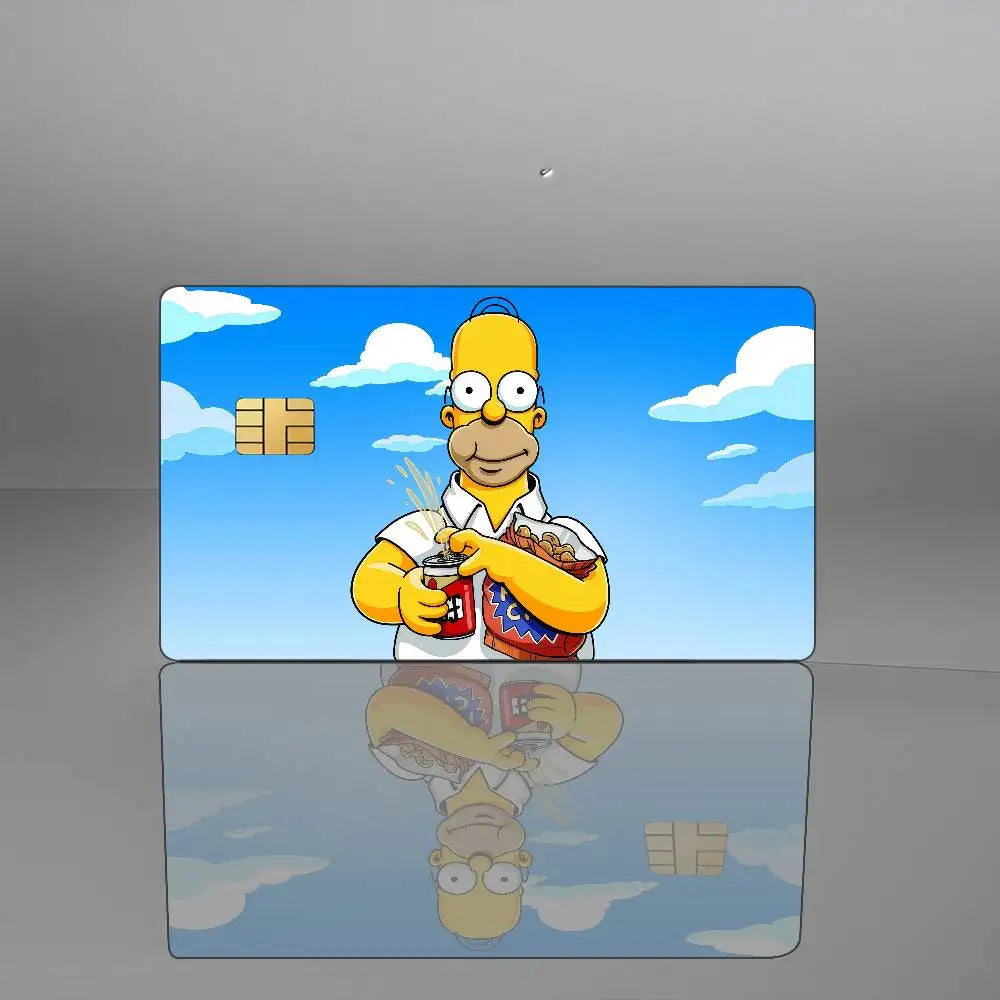 The Simpsons Credit Card Stickers! 🌝