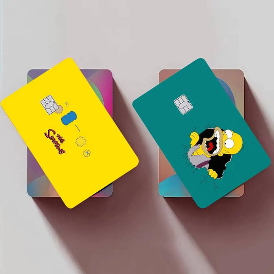The Simpsons Credit Card Stickers! 🌝