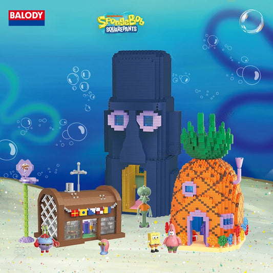SpongeBob Characters Building Blocks Collectibles! 🧽