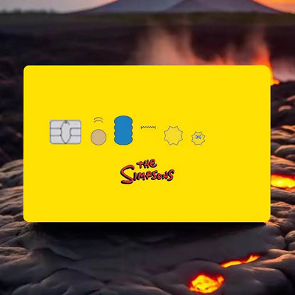 The Simpsons Credit Card Stickers! 🌝