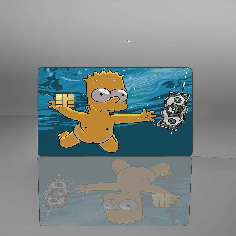 The Simpsons Credit Card Stickers! 🌝