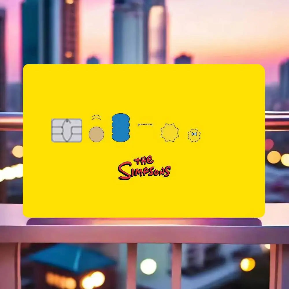 The Simpsons Credit Card Stickers! 🌝