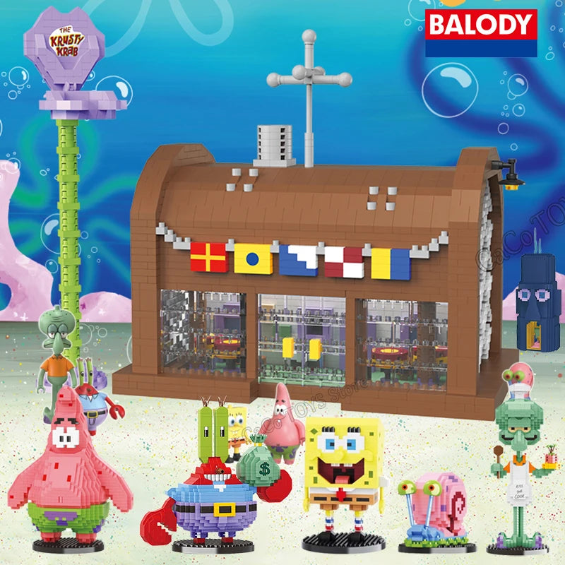 SpongeBob Characters Building Blocks Collectibles! 🧽
