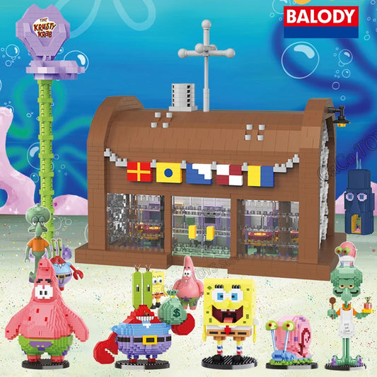 SpongeBob Characters Building Blocks Collectibles! 🧽