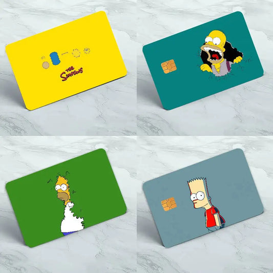 The Simpsons Credit Card Stickers! 🌝