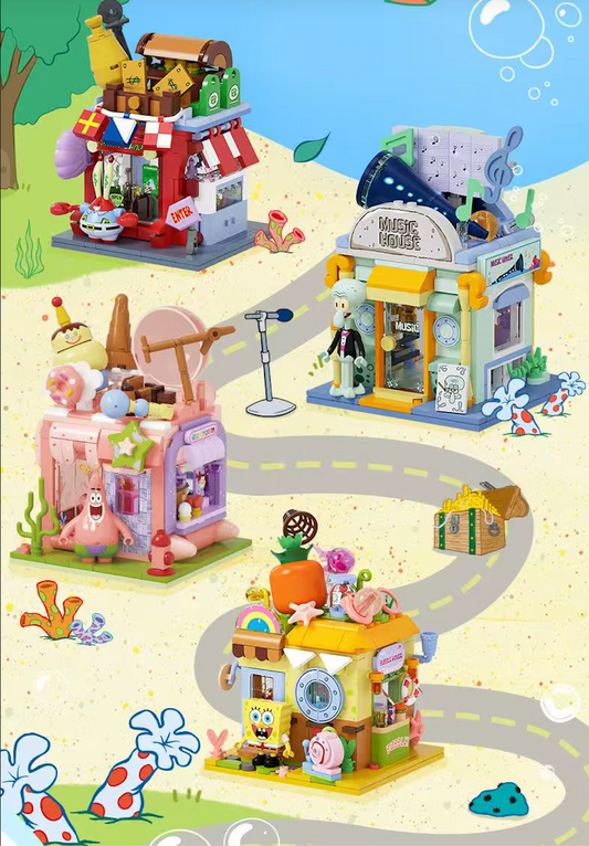 SpongeBob Vacation Building Block Collectibles! 🧽