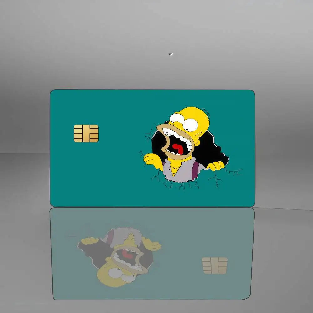 The Simpsons Credit Card Stickers! 🌝