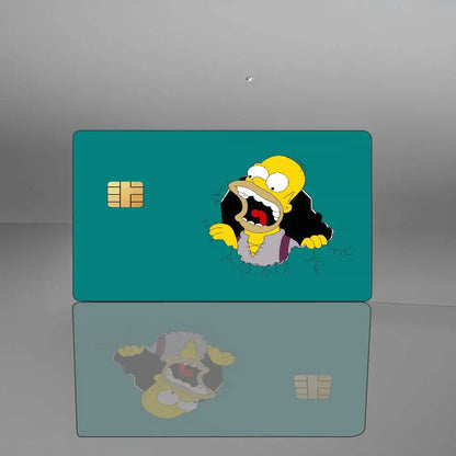 The Simpsons Credit Card Stickers! 🌝